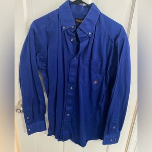 Blue Ariat Men’s dress shirt